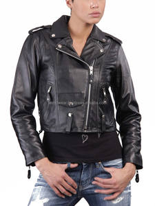 Veste en cuir d'hiver haut de gamme très demandée pour hommes et femmes, élégante, chaude, durable, confortable, tendance, logo frontal - Product Image 2