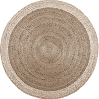 Nouveau tapis moderne en chanvre tressé 2019, coloré, pour salon, prière, voyage, camping, pique-nique, réversible, tissage plat, 1 pièce