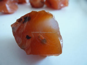 Pierres précieuses naturelles, pierre d'agate rouge, roche brute - Product Image 2