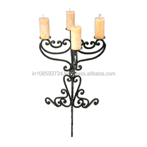 เชิงเทียนเชิงเทียนขนาดใหญ่ดีไซน์แบบดั้งเดิมเชิงเทียนสำหรับงานแต่งงานเชิงเทียนกลางโต๊ะวางเทียนคริสต์มาส - Product Image 1