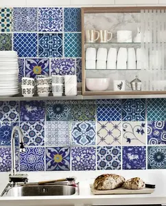 Idéias de Jaipur Azul Telhas de Cerâmica Telhas | Decoração Da Cozinha Do Vintage