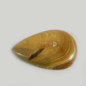 หินขัด Cabochon ลูกแพร์ขนาด22*33มม.,หินโมราธรรมชาติสำหรับทำเครื่องประดับ - Product Image 1