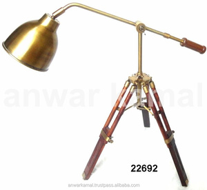 Brass <b>Table</b> <b>Lamps</b> with Shade - Product Image 1