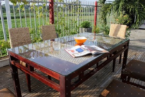 Mobilier d'intérieur en osier, café et salle à manger, cascade d'eau Antique, pour l'intérieur - Product Image 5