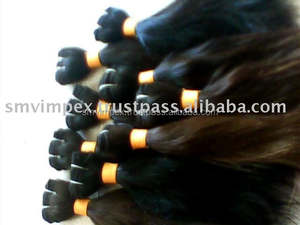 Cuticule alignée indien cheveux bruts tissage en gros meilleurs commentaires non traités unidirectionnel 100% Extension de cheveux brésiliens - Product Image 3