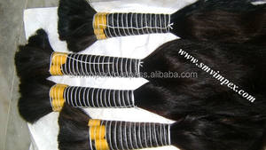 ขนดิบธรรมชาติธรรมชาติไม่ทอเป็นเส้นผมแบบอินเดีย - Product Image 5