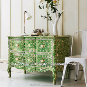 Cajonera con incrustaciones de hueso indio - Product Image 2