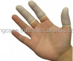 Gants de sécurité blancs ordinaires Cleanroom Manteau de protection des doigts utilisé - Product Image 2