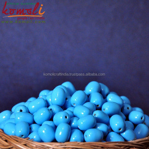 Aqua <b>Blue</b> Resin <b>Beads</b> for Jewelry Making Custom Acrylic <b>Bead</b> - Product Image 5