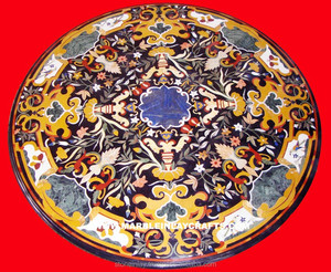 Pietra Dura ท็อปโต๊ะงานฝีมือ - Product Image 1