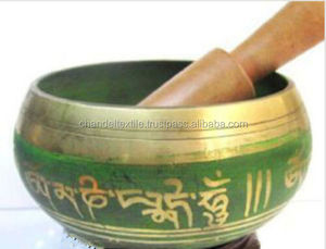 Juego de cuencos tibetanos plateados para meditación de Yoga, Meditación Budista curativa de Chakra del corazón, curación espiritual de latón ingenioso - Product Image 4