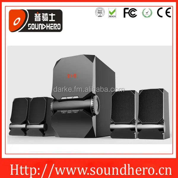 2015 Offre Spéciale! ODM /OEM dernière SH-4206 5 "4.1" Subwoofer haut-parleur home cinéma haut-parleur haut-parleur Multimédia avec SD FM À Distance