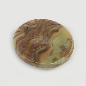 หินขัด Cabochon 1.80 Gms สำหรับทำเครื่องประดับ11มม. ธรรมชาติ Wagul Jasper - Product Image 2