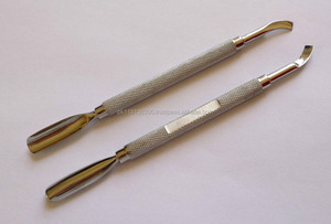 Cuchara empujadora de uñas de acero inoxidable con certificación ecológica CE Dorlon, removedor de raspador de cutículas, herramienta para uñas de 5,5" - Product Image 3