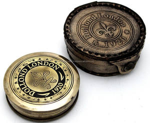 Hermosa Brújula de barco de latón macizo con Funda de cuero de Calvin crafcraft - Product Image 3