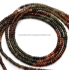 Scapolite-Cuentas lisas de 4MM, collar de cuentas multicolor de 18 pulgadas - Product Image 5