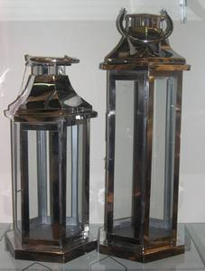 Linterna de acero con vidrio - Product Image 4