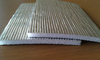 Sous-couche de sol en mousse PE imperméable doublée de papier aluminium ATYAPI, membrane de qualité supérieure, modèle AT-WPE02