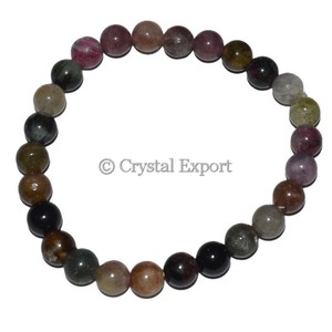 Multi Tourmaline <b>Bracelets</b> / Best Seller in India Multi Tourmaline <b>Gemstone</b> <b>Bracelets</b> - Product Image 1