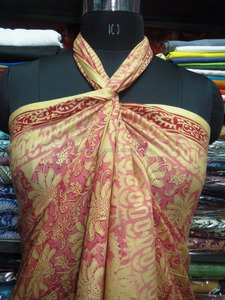 Fabricante de bikinis sexys para mujer de secado rápido con estampado floral indio en bloques, con tamaño personalizable - Product Image 2