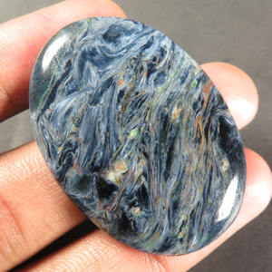 กำไลหินอัญมณีทรงรีตัดเป็นรูปวงรีทำจากหินเพียเทอร์ไซต์จากธรรมชาติ100% น่าพิศวงเกรด AAA - Product Image 3