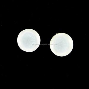 Gema de Ópalo Sintético de Laboratorio Ishu Gems, Doble Capa, Redonda de 6mm, Par de Cabujones, 2.5 Quilates, Calidad AA, IG4083 - Product Image 3