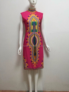 Vestido Midi Sexy sin Mangas con Estampado Dashiki Africano para Mujer, Vestido de Fiesta con Estampado de Tribus Africanas - Product Image 3