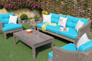 Bonito sofá de ratán, muebles de exterior - Product Image 2