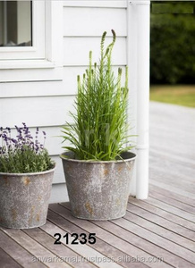 ร้อนขายกลางแจ้งเครื่องปลูกต้นไม้โลหะสวนสวนสังกะสีชาวไร่กลางแจ้ง - Product Image 2