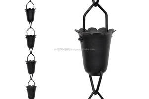 Cadena de Lluvia Cuadrada de Cobre para su Canalón - Product Image 2