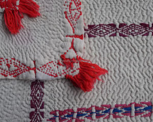 Wholesale Fine Design <b>Kantha</b> Quilt Recycled Sari <b>Kantha</b> <b>Throw</b> - Product Image 1