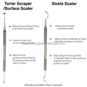 Wholesale 6-Piece Set Dentist <b>Tool</b> Kit Tarter Remover Tweezers <b>Cleaning</b> <b>Teeth</b> Equipment Anti-Fog Mirror OEM ODM - Product Image 4