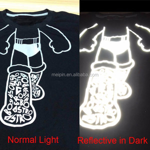 Camisa personalizada con Logo impreso, plancha reflectante <span class=keywords><strong>en</strong></span> transferencia de calor, etiqueta de vinilo para camisetas - Product Image 2