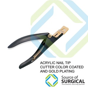 Cortador de Uñas Metálico, Herramientas de Manicura, Cortauñas Artificial Profesional, Duradero, con Abertura de Mandíbula Ancha y Cuchilla Curva - Product Image 2