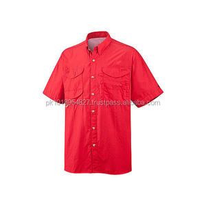 Chemise de pêche à manches courtes personnalisable Accessoire grande taille respirant et à séchage rapide - Product Image 1