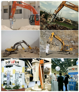 Accesorios de excavadora coreanos martillo de hormigón de roca hidráulica/martillo de gato hidráulico a la venta (DW T80) con CE - Product Image 5