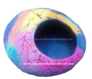 Cueva de gato de lujo de alta calidad, Material de fieltro de lana duradero, casa de gato, uso de llaves, monederos - Product Image 1