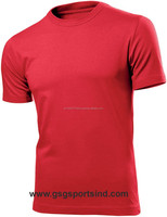 T-shirts pour hommes en jersey 100% coton respirant à séchage rapide, manches courtes, design uni, lavables en machine, service de fourniture OEM