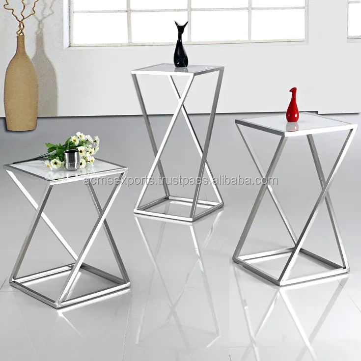 Stainless Steel High Quality Polish bett Side Tables