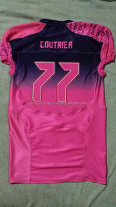 Uniformes de football américain à manches courtes respirants personnalisés de qualité supérieure de grande taille - Product Image 2