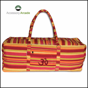 Meilleur sac de tapis de yoga imprimé et brodé élégant de fabrication indienne nouveau matériel de coton - Product Image 4