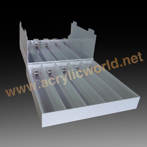 acrylic spices display shelf with pusher - Product Image 6