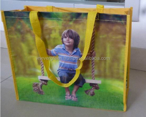 ถุงช้อปปิ้ง PP แบบนำกลับมาใช้ใหม่จากเวียดนาม พร้อมสีและขนาดที่กำหนดเอง เคลือบ Bopp - Product Image 1