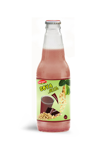 Wholesale 300ml <b>Glass</b> <b>Bottle</b> Natural Soya <b>Milk</b> with Mango Flavour OEM ODM Halal Certified Soft Drink Ingredients - Product Image 2