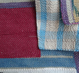 Vintage Patchwork Kantha <b>Blanket</b> Wholesale Heavy Kantha Unique Quilt - Product Image 4