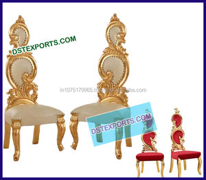Reception Wedding Stage Bride Groom <b>Chairs</b> Indian Wedding Bride Groom <b>Chairs</b> for <b>Sale</b> Wedding Furniture Set Manufacturer - Product Image 3