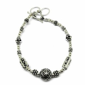 Bracelet de perles simples en argent sterling 925 de grande qualité Shri Ashapura Jewels, certifié par un tiers, bijoux de mariage et de fiançailles - Product Image 3