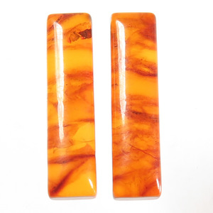 Collar de dentición de ámbar del Caribe, Gema suelta de cabujón ovalado - Product Image 6