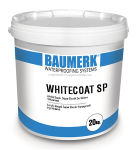 BAUMERK WHITECOAT SP Acrylic Based UV Resistant Super Elastic <b>Waterproof</b> Durable Eco-Friendly High Strength Floor Coating White - Product Image 2