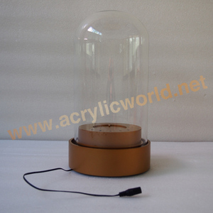 Estante de acrílico cuadrado para vino, base de exhibición iluminada para botellas con logotipo - Product Image 3